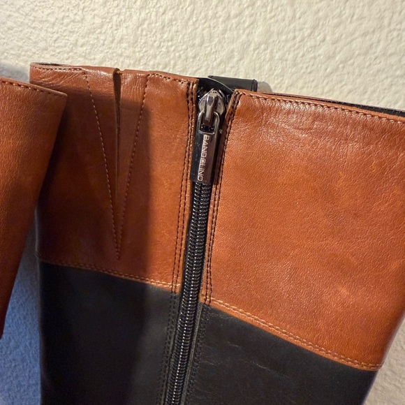 Black and Brown Bandolini Leather Boots size 6.5 - Picture 9 of 10